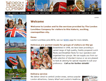 Tablet Screenshot of londonlunchbox.com